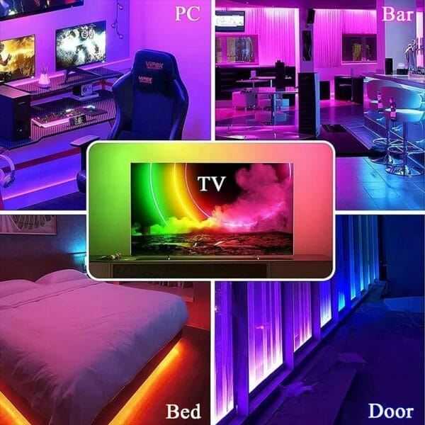Bande LED RGB 5V USB IR - 3 mètres – Image 2