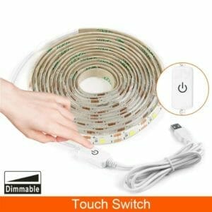 Bande LED blanc froid 5v USB - 1 mètre