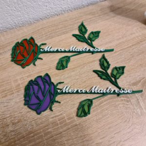 🌹 Merci Maitresse 20cm