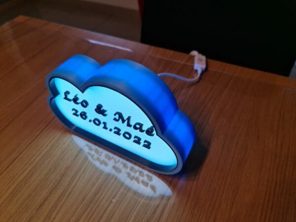 ☁️ Nuage personnalisé avec éclairage – Image 4