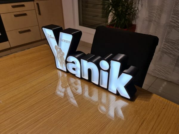 🦁 + Yanik 55cm avec éclairage. – Image 2
