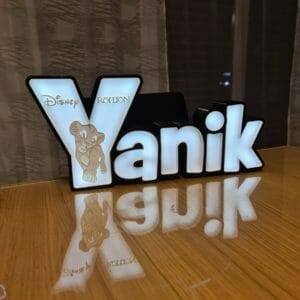 🦁 + Yanik 55cm avec éclairage.