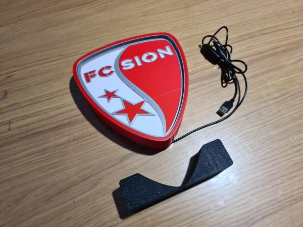 Logo FC SION avec éclairage. – Image 5
